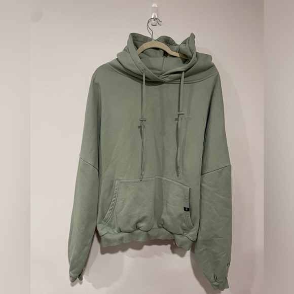Popflex Pullover Cloud Hoodie Size L/XL Light Pastel Green Color - Picture 2 of 5